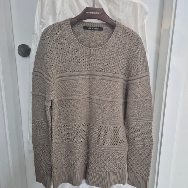 닐바렛/ 블럭 니트 /m