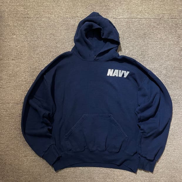 (L) USA Soffe NAVY 밀리터리 미해군 후드티  P