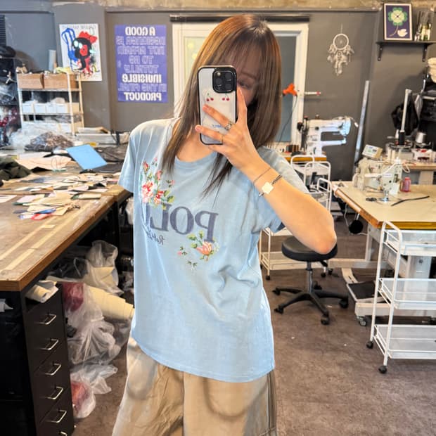 Polo Ralph Lauren Floral Logo Tee