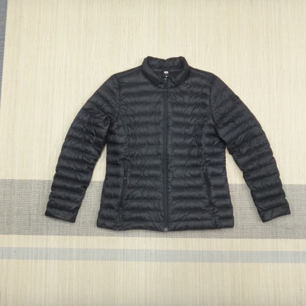 (100) K2 여성용 경량 구스다운 슬림 다운자켓