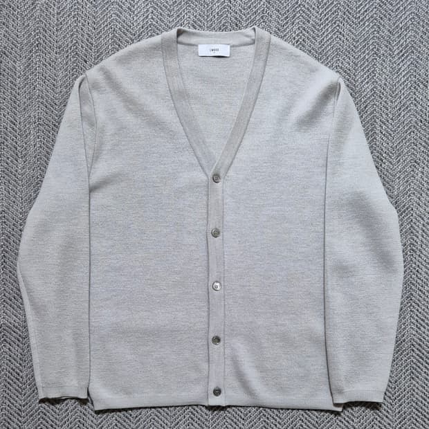 엘무드 화란 세미오버 가디건 44 클라우드 그레이 