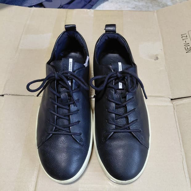 [에코]소프트8 블랙 스니커즈 유럽40(255~260)사이즈