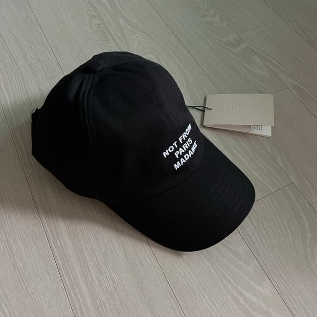 드롤드무슈 NFPM 블랙 로고 볼캡 새제품