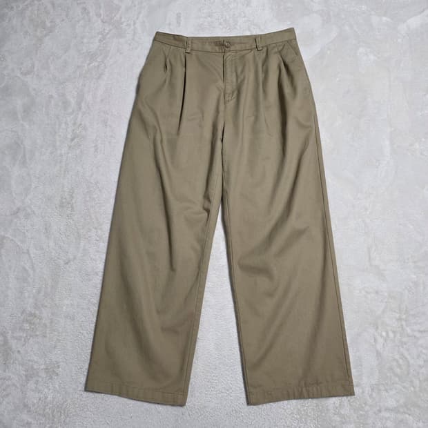 (34)무신사 투턱 와이드 치노팬츠 