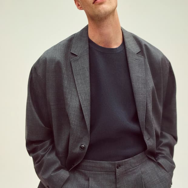 자라 오버사이즈 울 셋업 수트 그레이 새상품