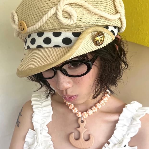 Nitalove 도트모자