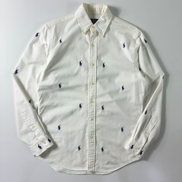 Polo 폴로 랄프로렌 신형 멀티포니 화이트 옥스포드 셔츠