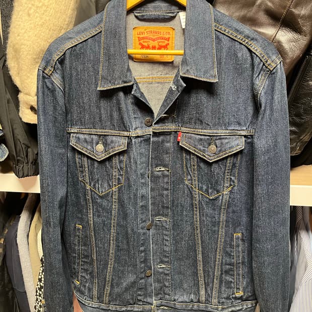 리바이스 3세대 트러커 L 블랭크탭