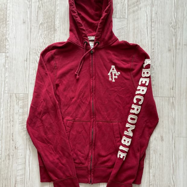아베크롬비 후드집업 레드 xxl