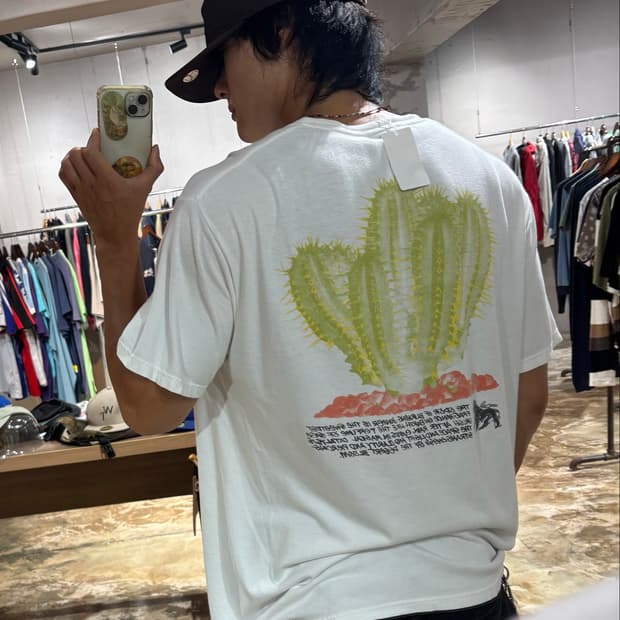 Stussy Desert Cactus Graphic T-Shirt