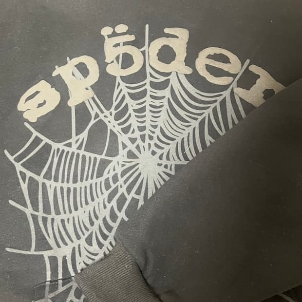 Sp5der 후드티 블랙