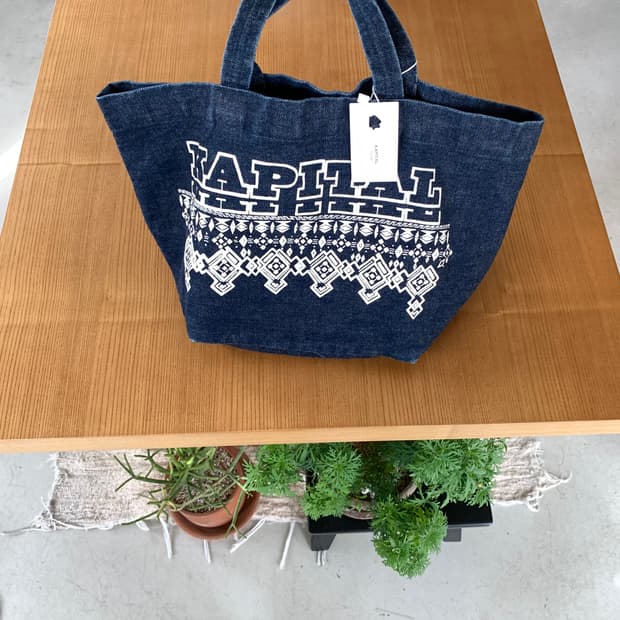 Kapital 캐피탈 데님 핸드백