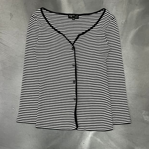  아네스베 스트라이프 가디건 y16265