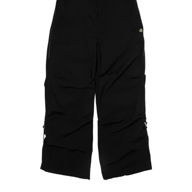 SUU STRAP LINE PANTS BLACK