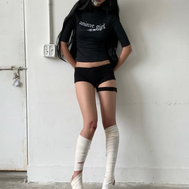 택O새상품) 본네 스트랩 마이크로 쇼츠 strap micro shorts