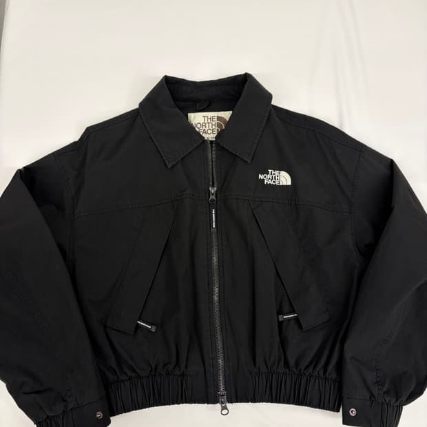 [M] 노스페이스 블랙 크롭 숏 자켓