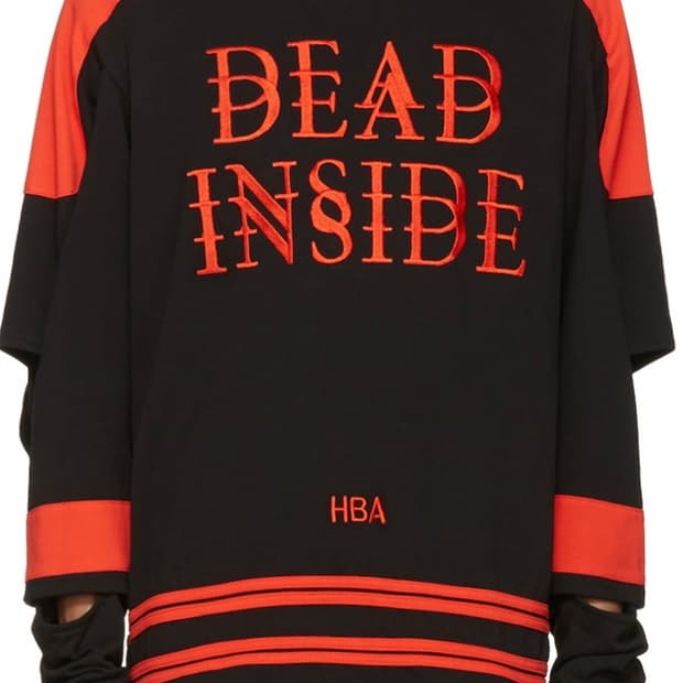 후드바이에어 17ss dead inside 풀오버