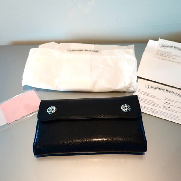 크롬하츠 웨이브 레더 장지갑