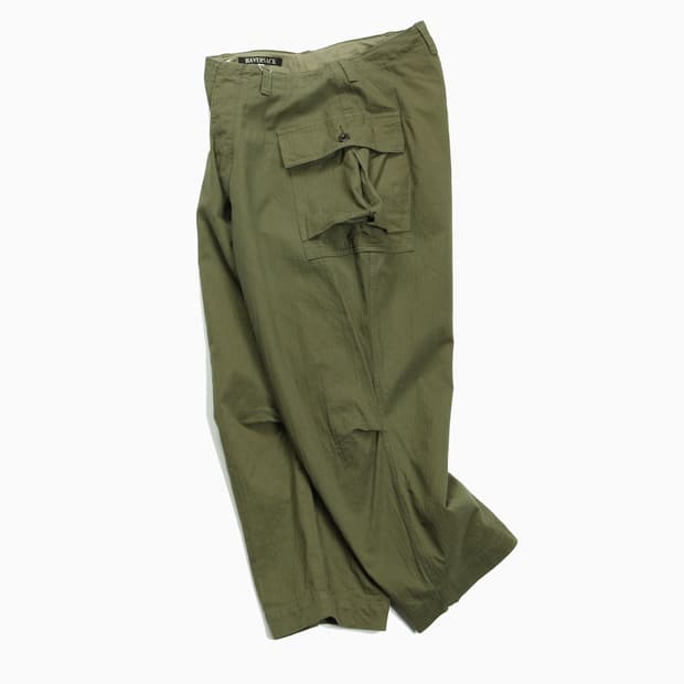 하버색 해링본 카고팬츠