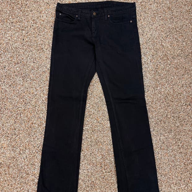 칼하트 블랙 코튼 팬츠