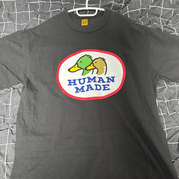 휴먼메이드 오리 그래픽 반팔 티셔츠(2xl)