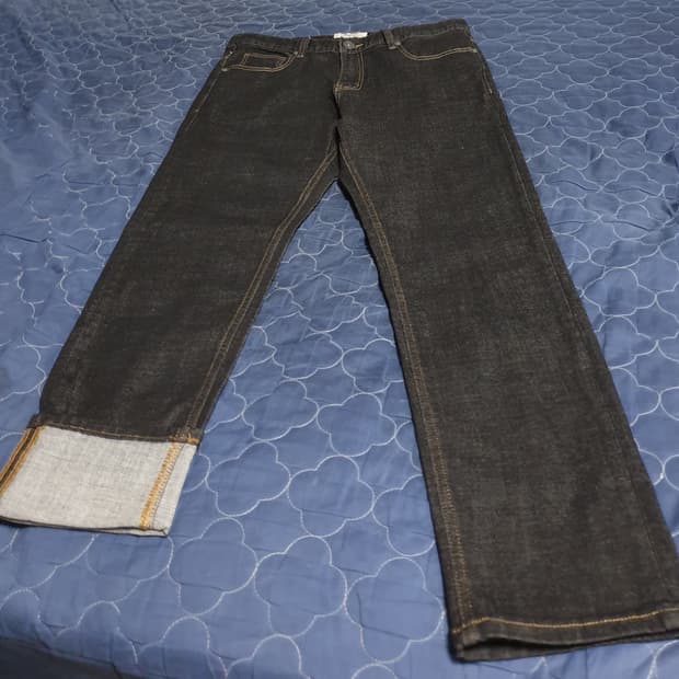 진포스 생지 데님팬츠 (32)