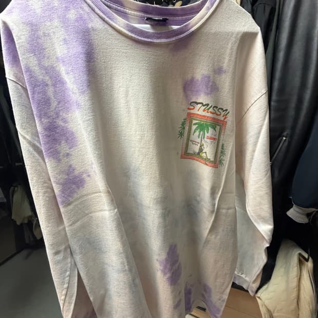 스투시 롱슬리브 xl