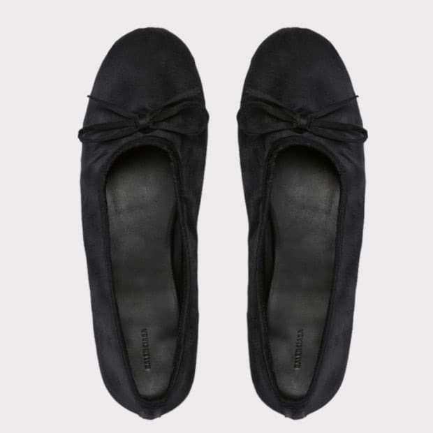 발렌시아가 레오폴드 발레리나 플랫