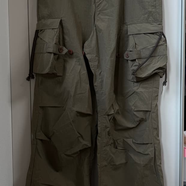 앤더슨벨 파타니 크랙 카고 팬츠 카키 50사이즈