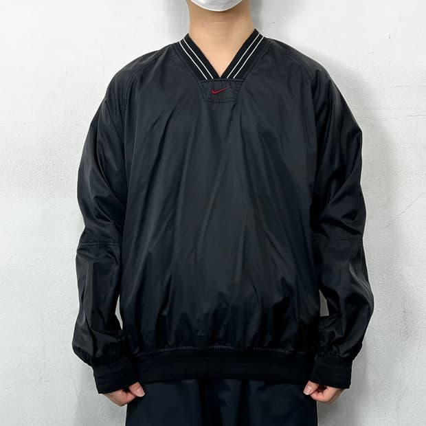 나이키 00s 센터스우시 폴리쉘 바람막이 웜업