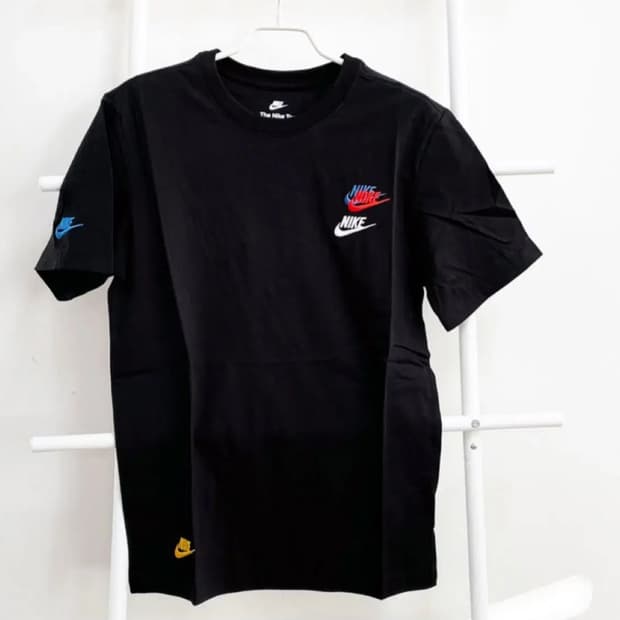 정품)나이키 멀티로고블랙반팔티셔츠95새상품미사용
