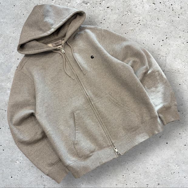 [S] 칼하트 WIP 매디슨 그레이 스웻 후드집업 C868