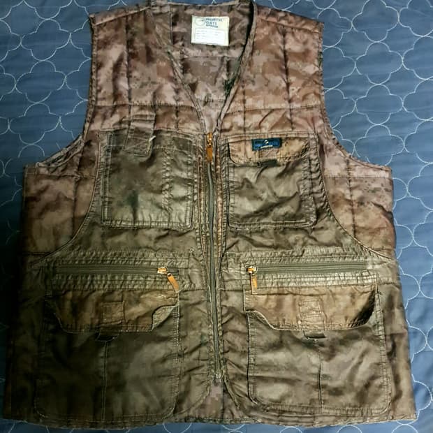 노스게이트 밀리터리 디지털 카모 멀티포켓 조끼 (XL)
