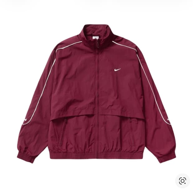 나이키 NSW 솔로 스우시 트랙 자켓 마룬