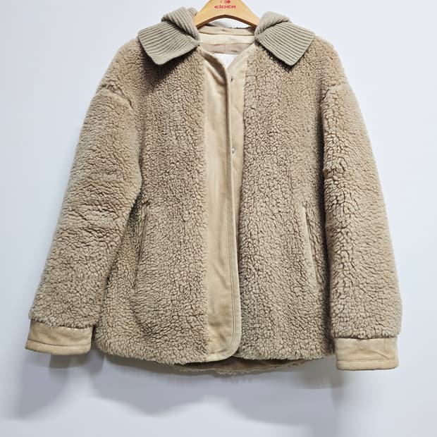 SJSJ 뽀글이 플리스 자켓 베이지