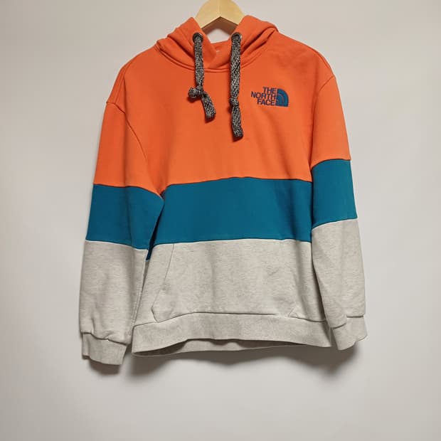 ✨노스페이스 3컬러 블록 후드티 L✨ 상태 A- / 데일리 추천