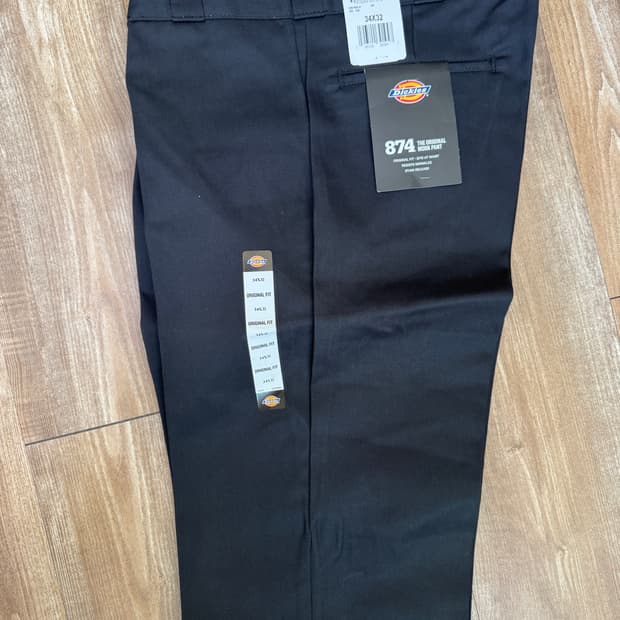 디키즈 874 블랙 34x32