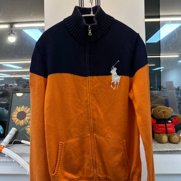 폴로 랄프로렌 니트 집업 xl