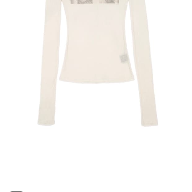604service RIBCAGE SLIM T-SHIRT