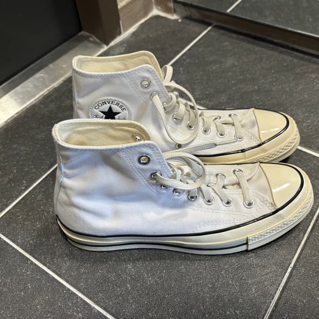 컨버스 척 70 블랙 핀스트라이프 화이트