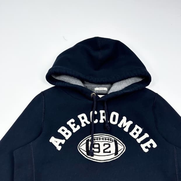 아베크롬비 피치 A&F 네이비 후드티 (S)