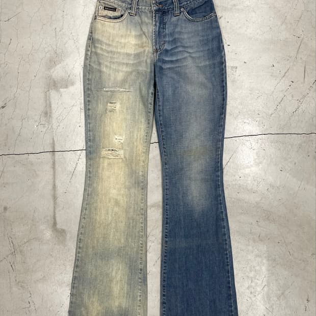 00’s DOLCE & GABBANA HALFBLEACH FLARE PT