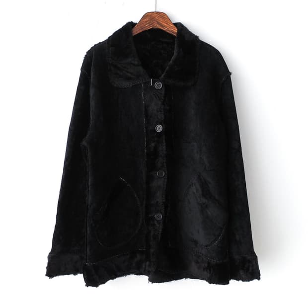 shearling fur jacket