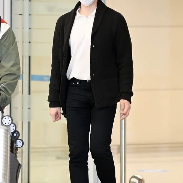 톰포드 맥퀸 캐시미어 100% 숄카라 가디건