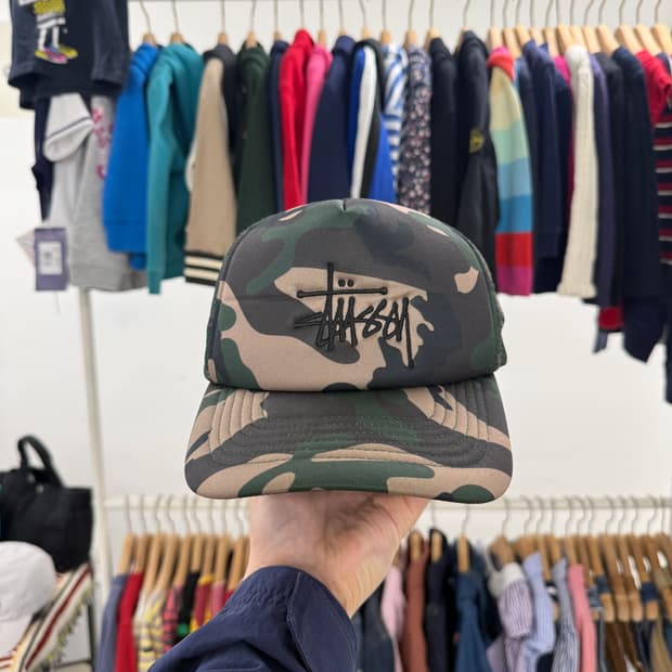 스투시 트러커 캡