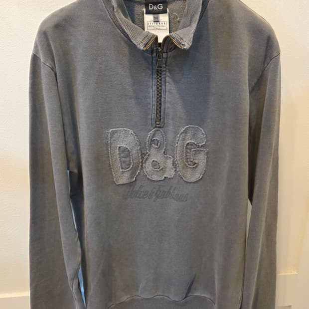 D&G 빈티지 그레이 하프집업 M