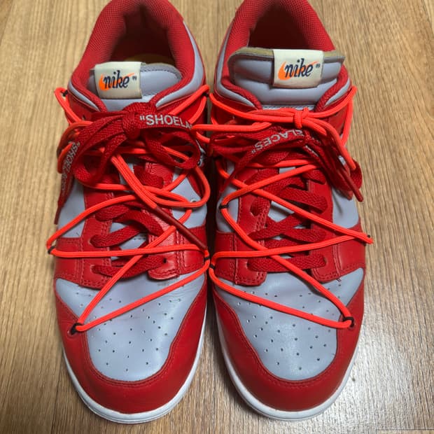 [290]나이키x오프화이트 덩크로우 유니버시티레드