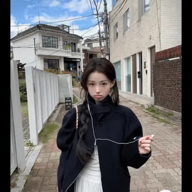 영앤리치 메르트 핸드메이드 자켓 - jk  차콜