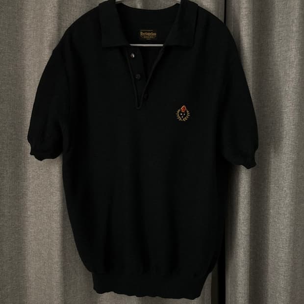 헤리티지플로스 니트 네이비 s 새상품