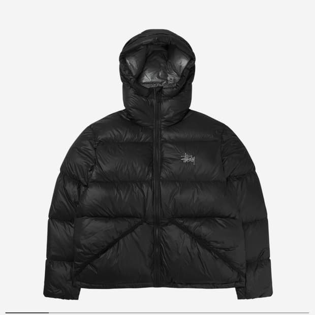 스투시 마이크로 립스탑 팬텀 블랙 S / 실착3번 하자없음